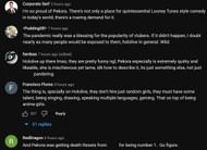 Fans in the YouTube comments section reacting to the streamer's take (Image via Asmongold Clips/YouTube)